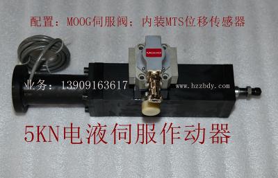 配置：MOOG電液伺服閥；內(nèi)裝MTS位移傳感器